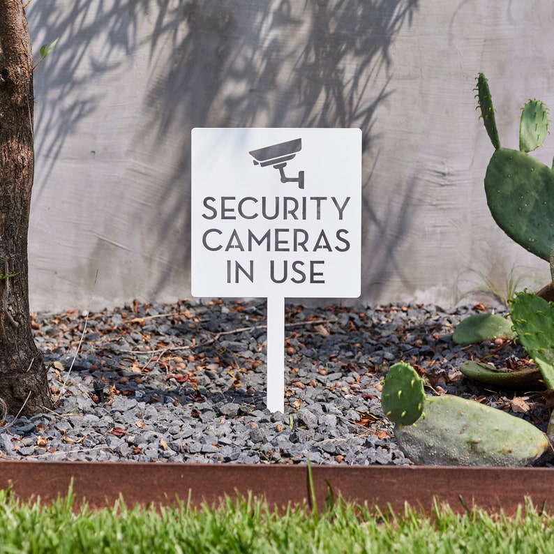 Home Security Number - Знак безопасности для камеры видеонаблюдения на