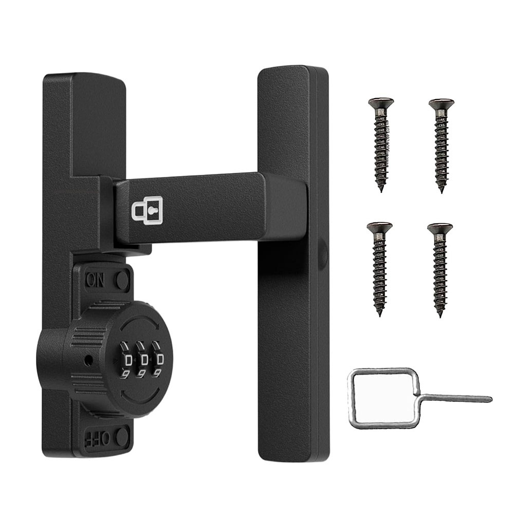 Home Security Locks - Защитный дверной замок для сарая, 3-значный