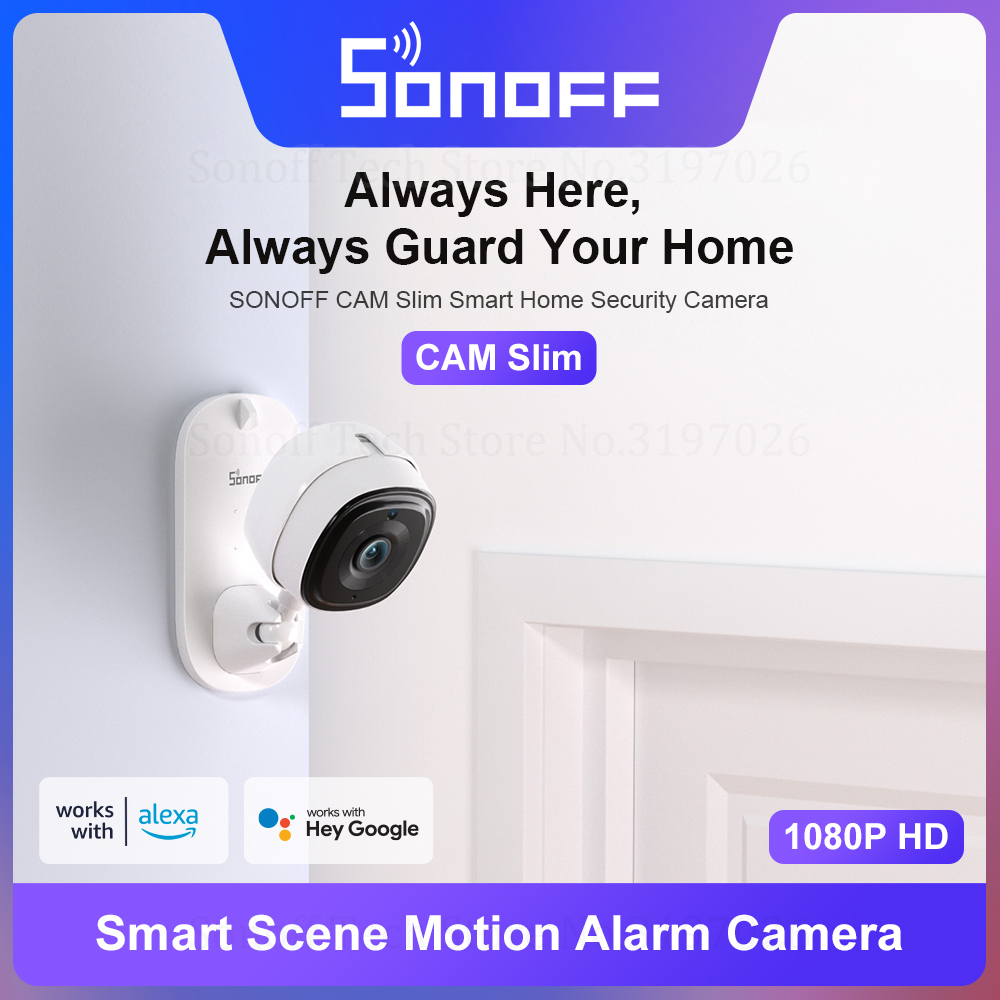 Home Security Camera Installation - SONOFF 1080P HD Wi-Fi IOT камера