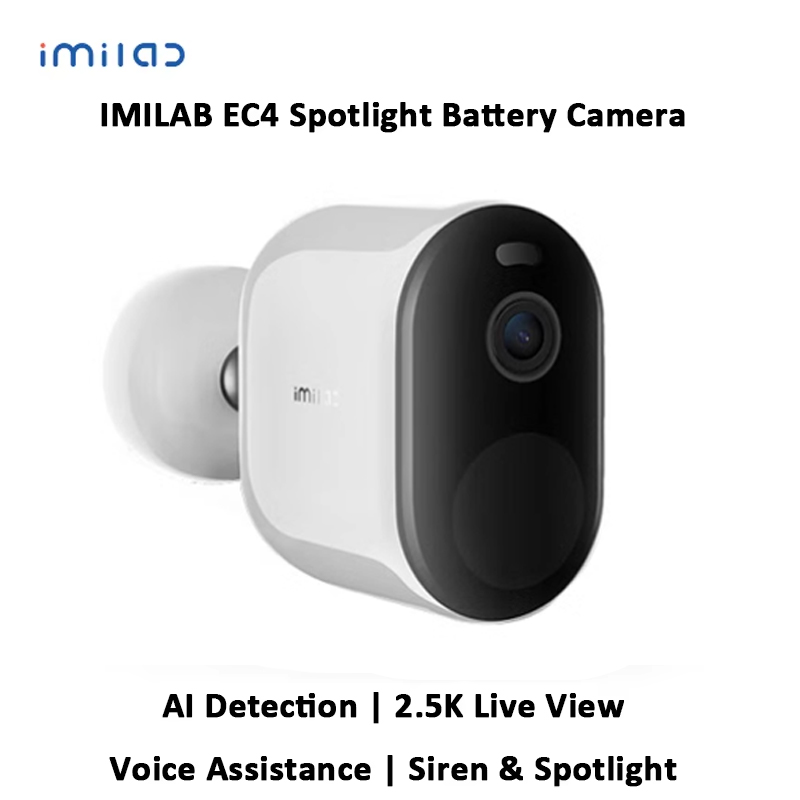 Home Yard Security Cameras - IMILAB EC4 Outdoor Camera 2.5K WiFi
