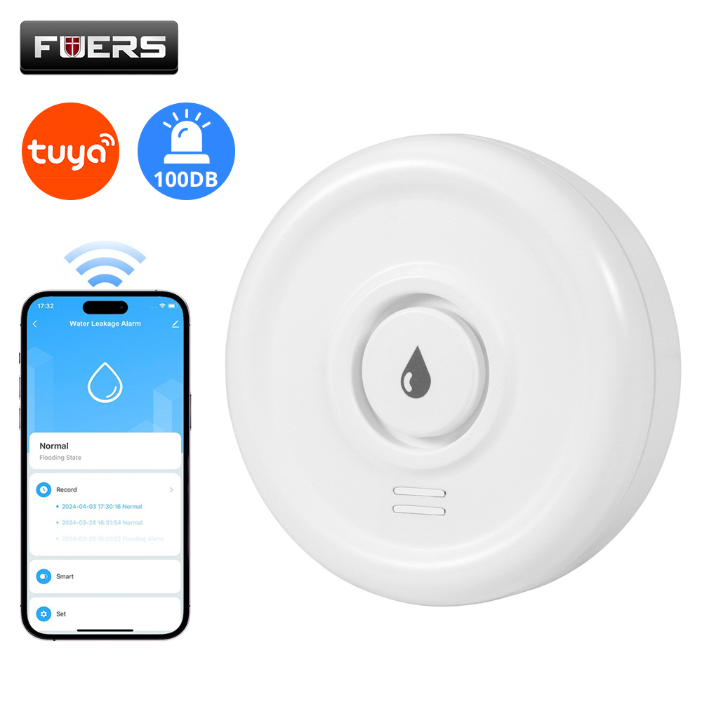 Home Security Upgrades - Детектор утечки воды Fuers, умная домашняя