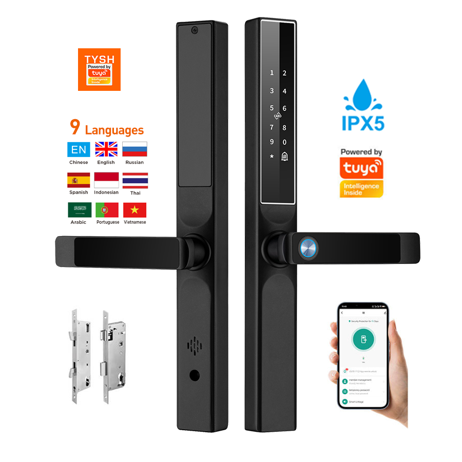Home Security Upgrades - Приложение Tuya, дверной замок с отпечатком