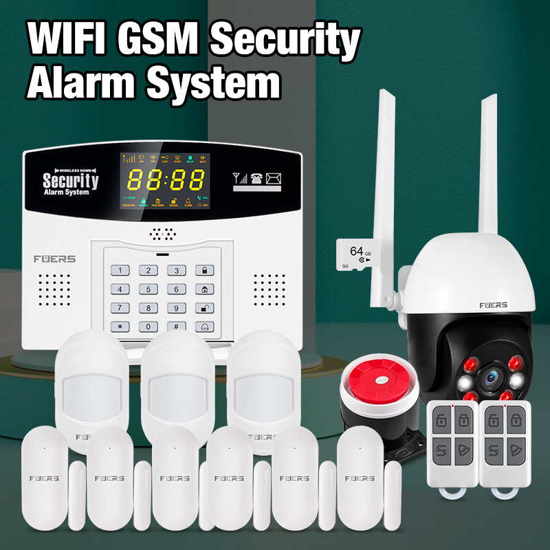 Home Security Number - Комплект умной сигнализации Fuers Tuya, Wi-Fi,
