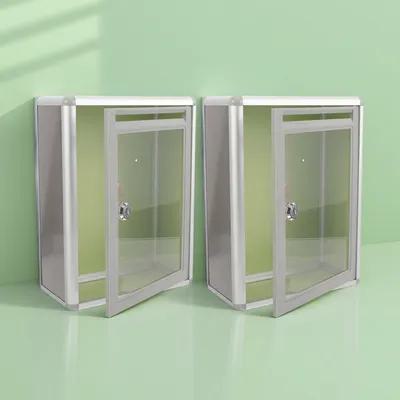 Home Security Locks - 2 шт. Прозрачные металлические настенные почтовые
