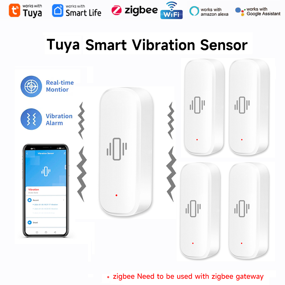 Умный датчик вибрации Tuya WiF – обзор и цена Home Security With Alarm