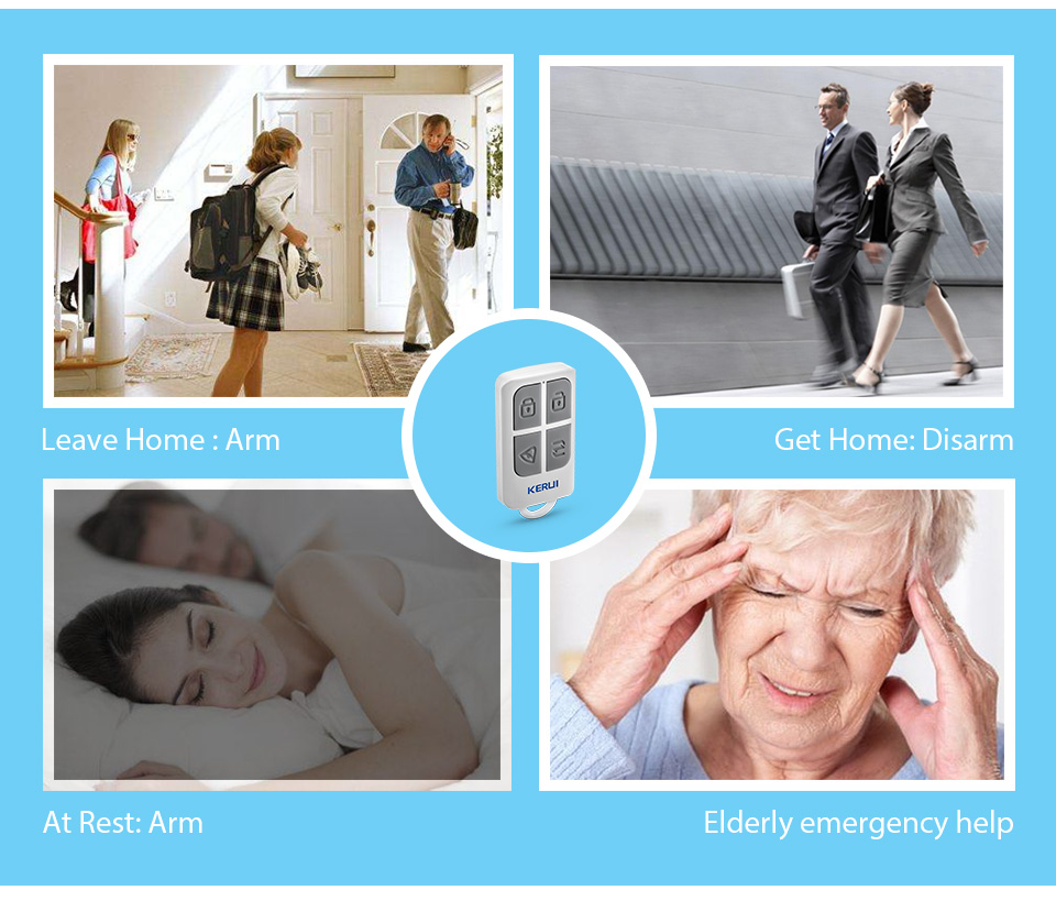 KERUI беспроводной высокопроиз – обзор и цена Home Security With Alarm