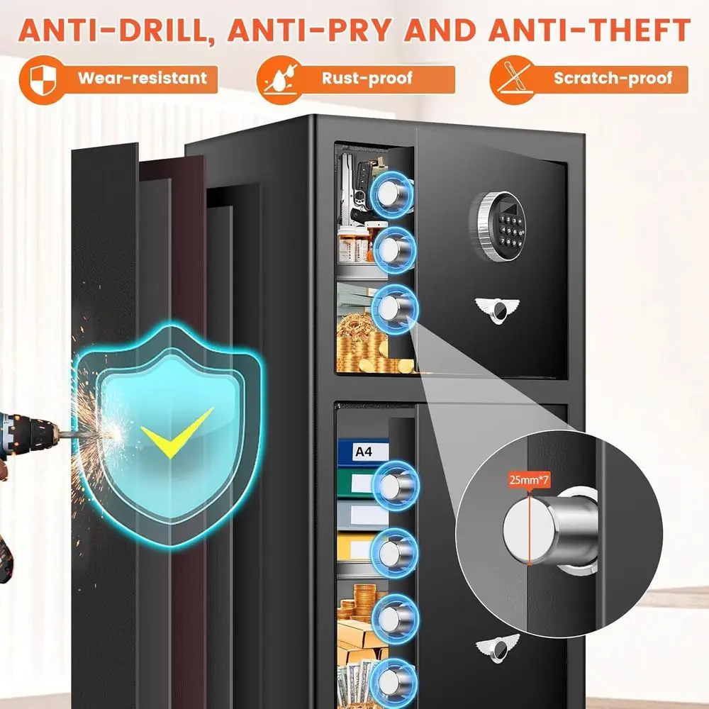 Сейф с двумя дверцами, высотой – обзор и цена Home Security Xl