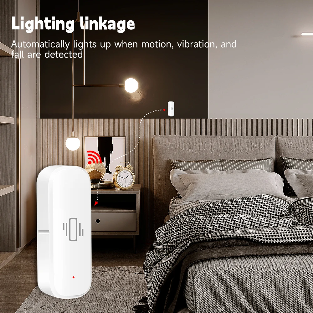 Умный датчик вибрации WiFi/Zig – обзор и цена Home Security With Alarm