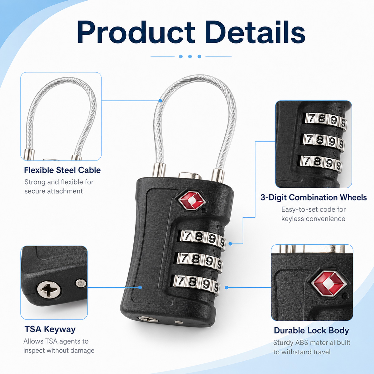 Замок для багажа, одобренный T – обзор и цена Home Security Locks