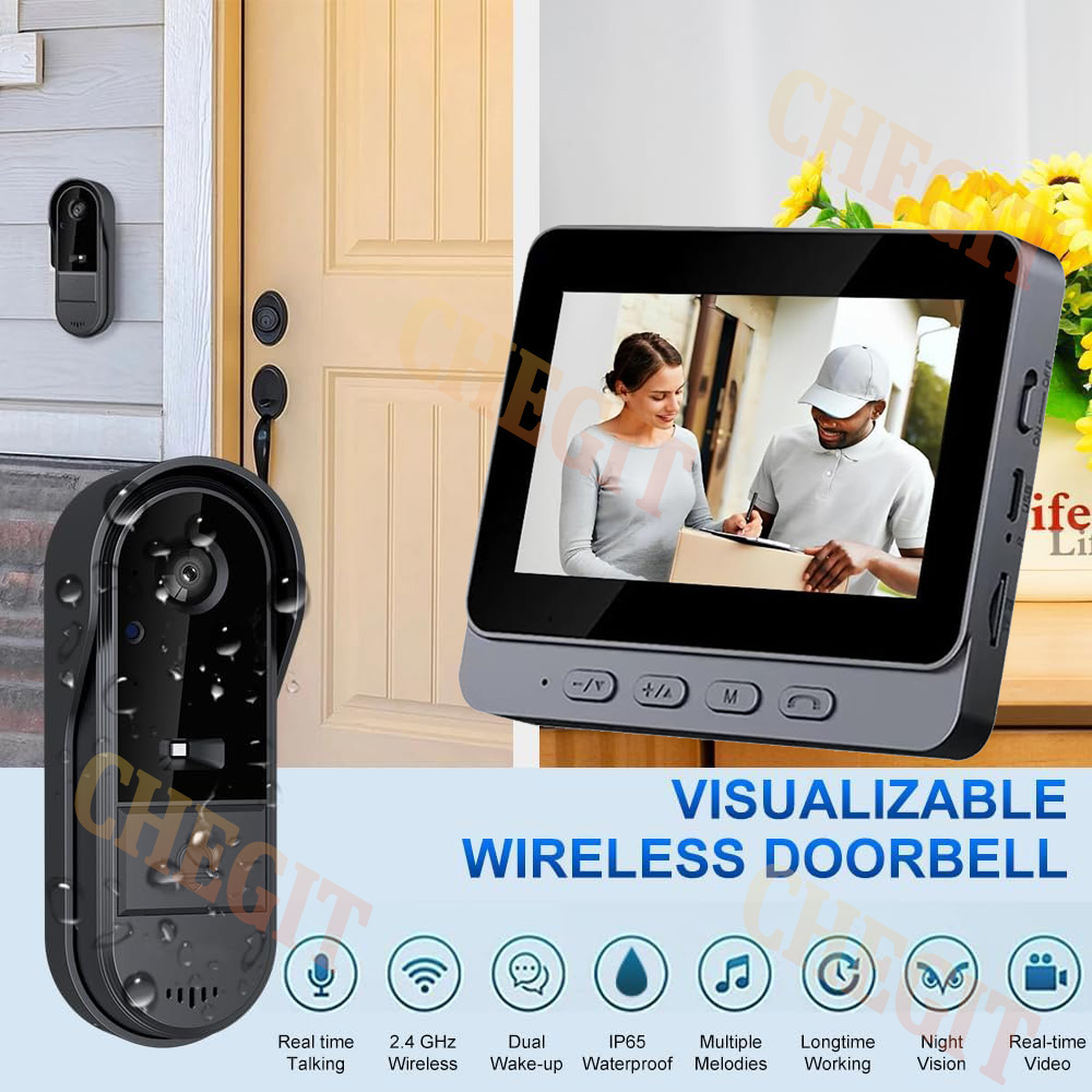 Беспроводной Wi-Fi дверной зво – обзор и цена Home Security Camera Installation