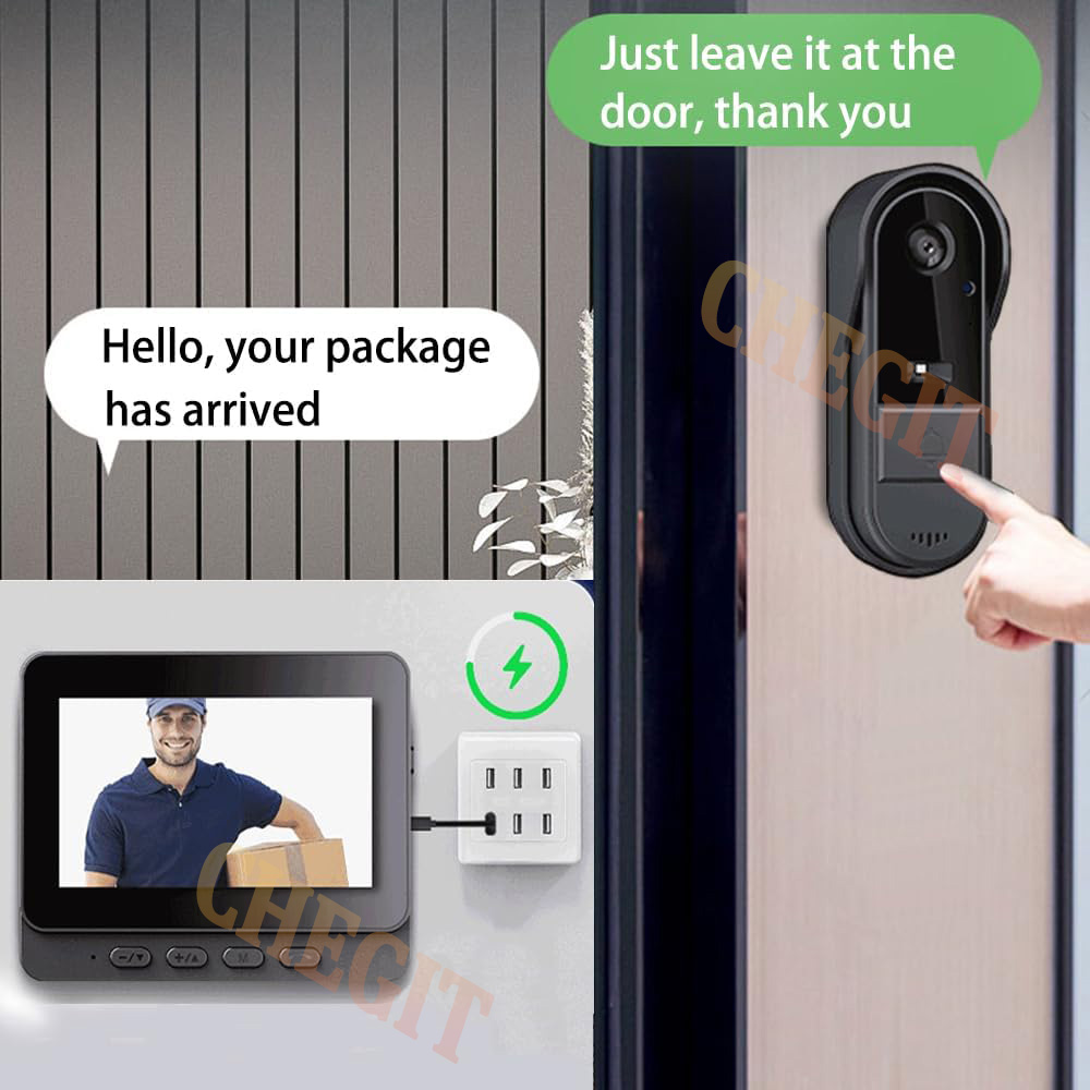 Беспроводной Wi-Fi дверной зво – обзор и цена Home Security Camera Installation