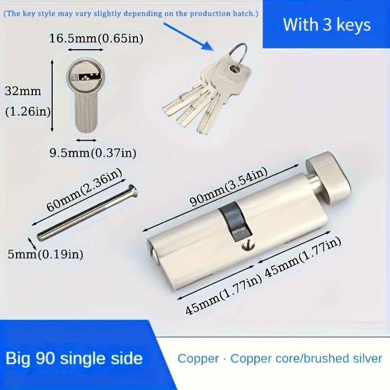1 шт. европейского стандарта,  – обзор и цена Home Security Locks
